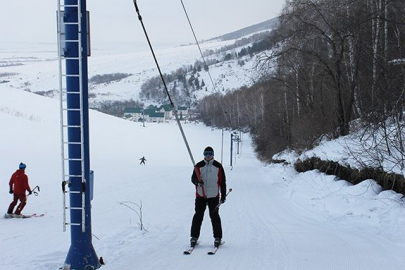 Катание на горных лыжах в ГЛК Даниловка
