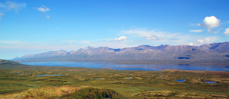 Высокогорное озеро Джулукуль в Улаганском районе