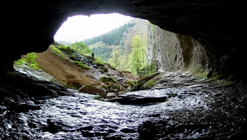 Вид из Алтайской пещеры