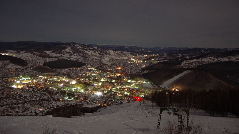 Ночная панорама с горы Тугая