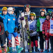 Семейные горнолыжные соревнования в ГЛК Манжерок